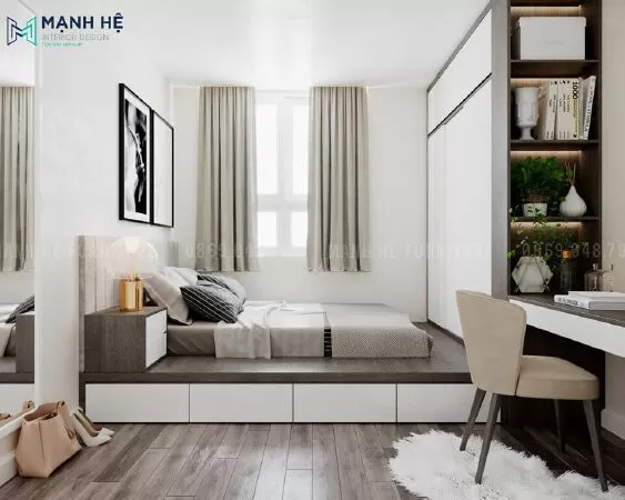 Thiết kế phòng ngủ nhỏ 9m2