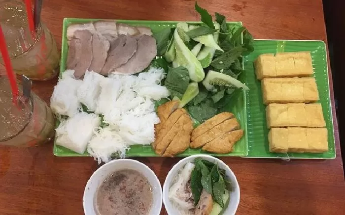 Bún đậu Cầu Gỗ