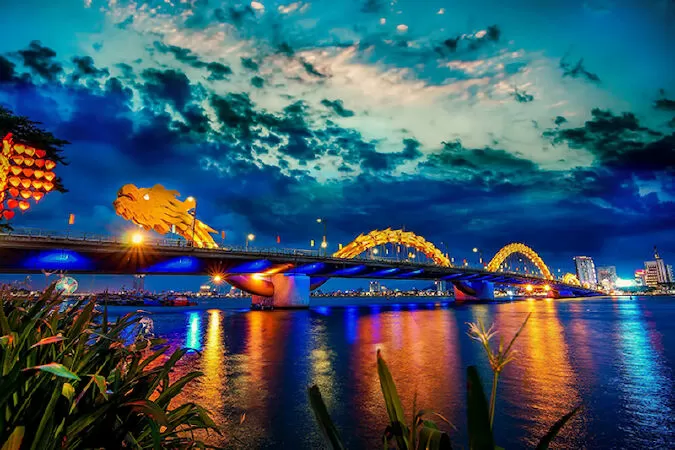 Cầu Rồng Đà Nẵng về đêm – Đức Trung