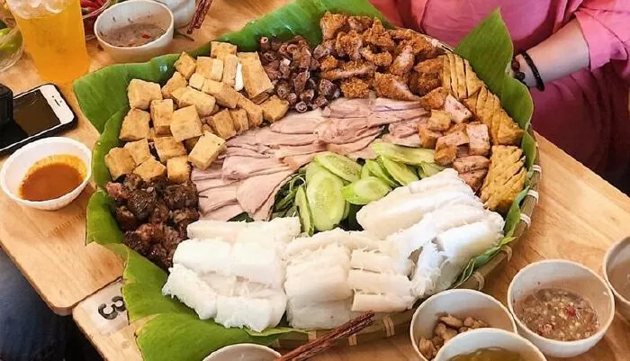 Bún đậu Làng Cốm