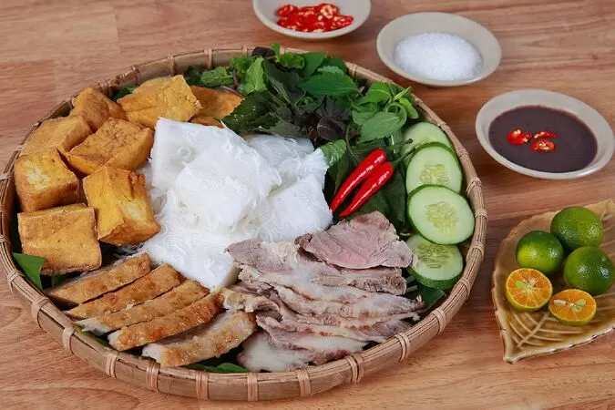 Bún đậu mắm tôm Tép Diu