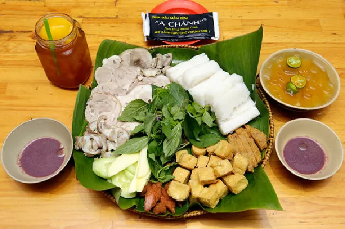 Bún đậu mắm tôm A Chảnh