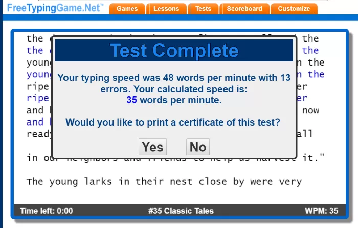 FreeTypingGame