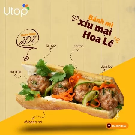 Bánh Mì Xíu mại Hoa Lê
