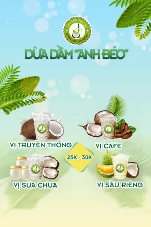 Dừa dầm Anh Béo Sài Gòn