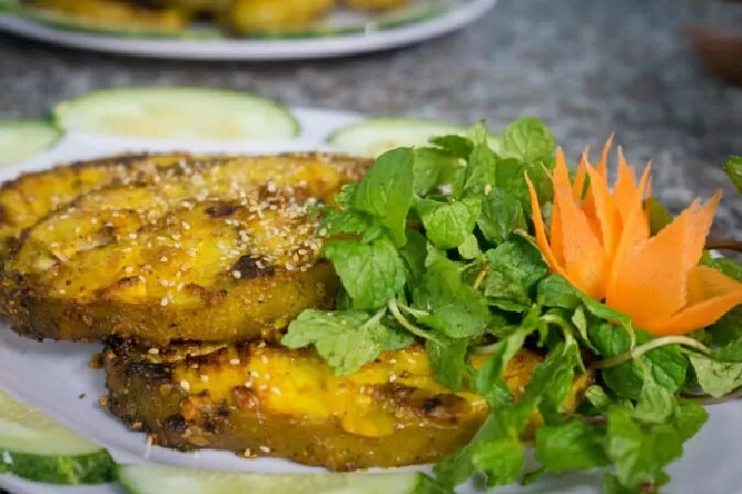Cá mập nướng muối ớt