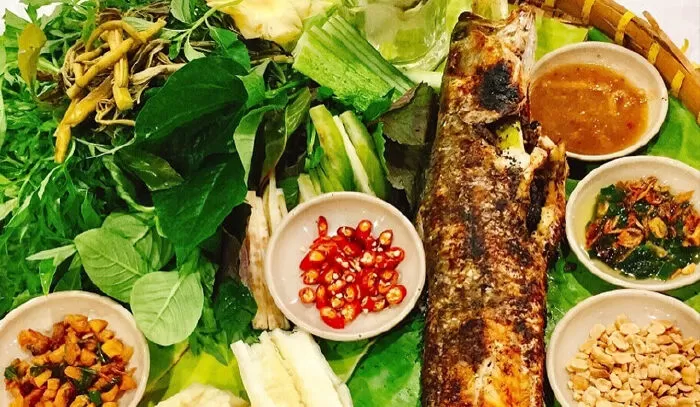Cá lóc nướng trui