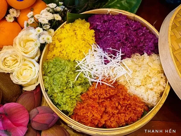 Xôi ngũ sắc