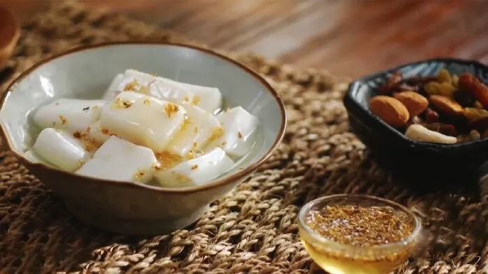 Chè đậu hũ hạnh nhân
