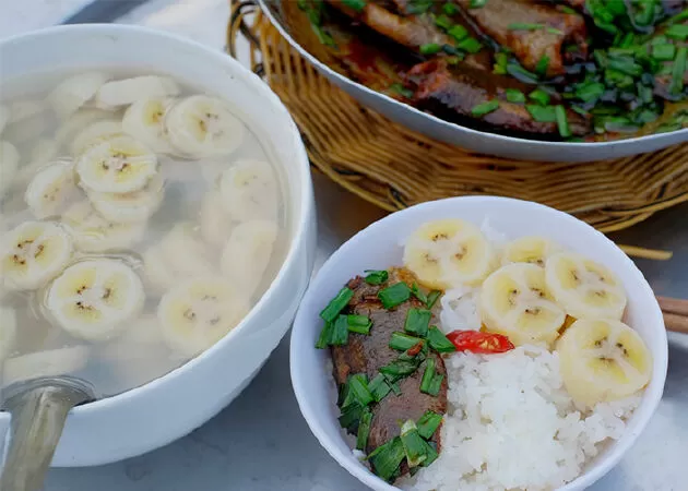 Canh chuối, miền Tây