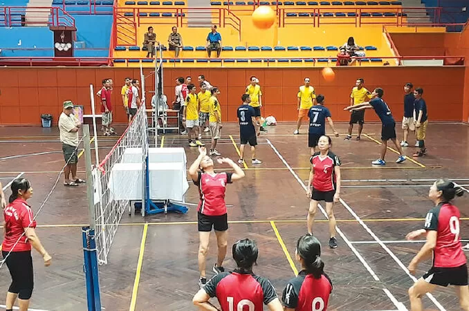 Đoạn văn tả trận bóng chuyền - mẫu 1