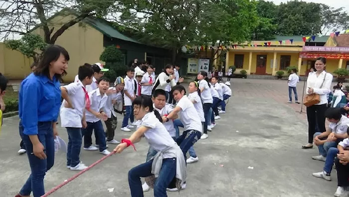 Đoạn văn tả trận kéo co - mẫu 4
