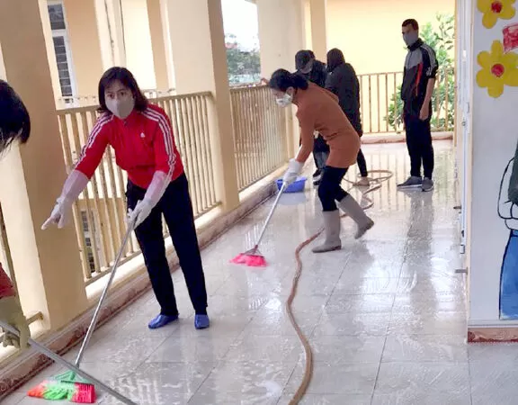 Bài văn tả cô lao công - mẫu 2