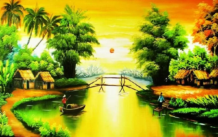 Đoạn văn tả quê hương - mẫu 2