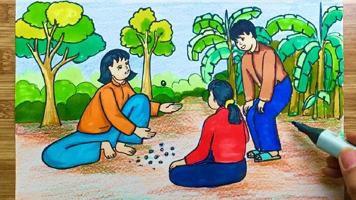 Bài văn mẫu thuyết minh trò chơi ô ăn quan - Bài số 6