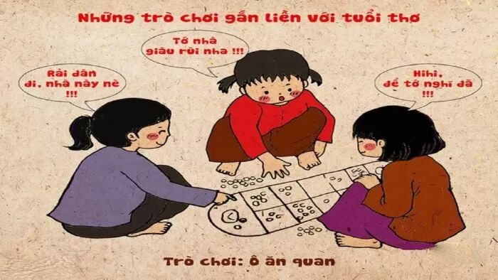 Bài văn mẫu thuyết minh trò chơi ô ăn quan - Bài số 7
