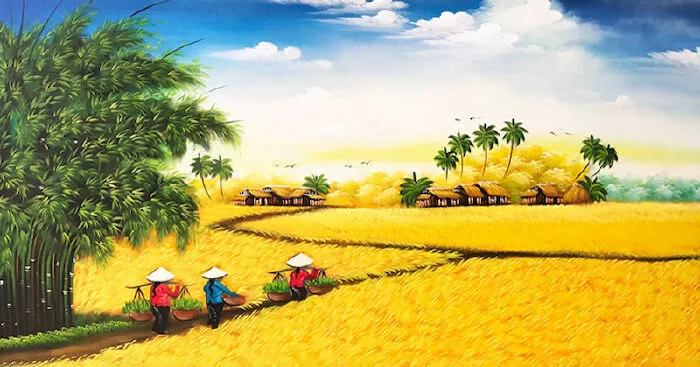 Bài văn tả cánh đồng quê - mẫu 1