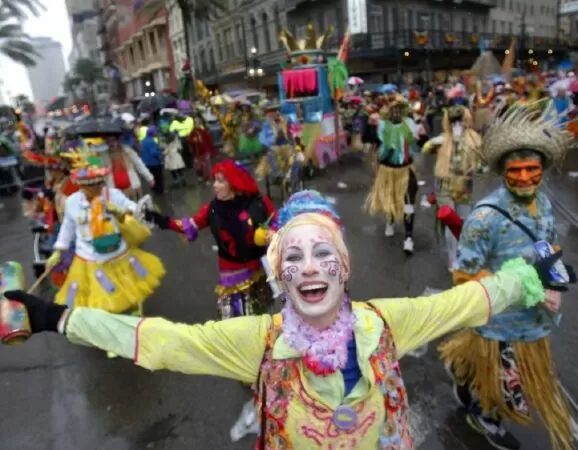 Lễ hội đường phố Mardi Gras, Hoa Kỳ