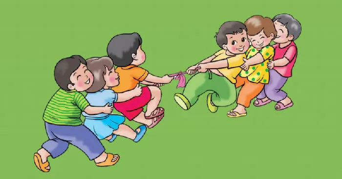 Đoạn văn kể trận kéo co em đã xem - mẫu 2