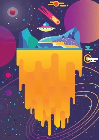 Phong cách thiết kế phẳng (Flat Design)
