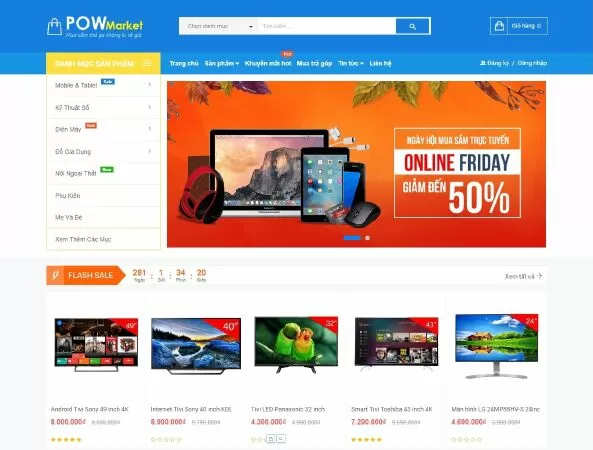 Giao diện Website