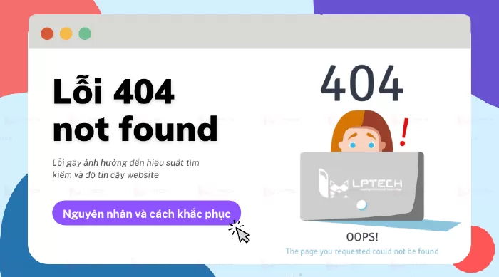 Tạo trang 404 cho các liên kết không tìm thấy