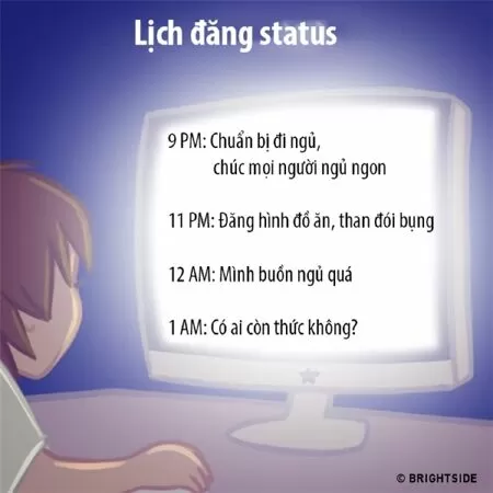 Mẫu 10 - Các bạn có thể ngồi hàng giờ để nhắn tin với những người mới quen mà quên đi các bạn của mình.