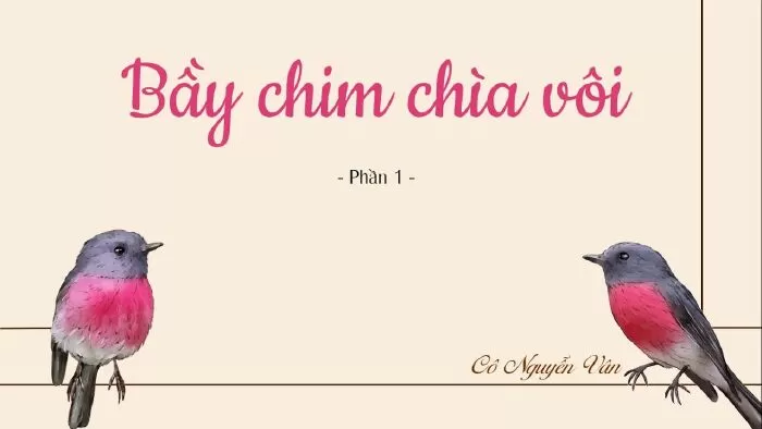 Bài văn mẫu phân tích bài Bầy chim chìa vôi - Mẫu số 5