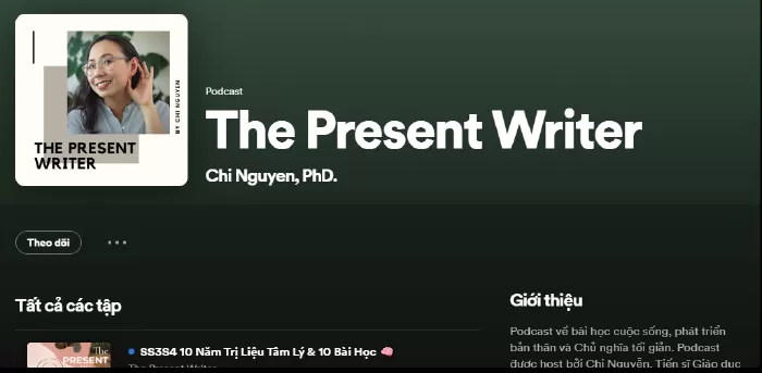 THE PRESENT WRITER