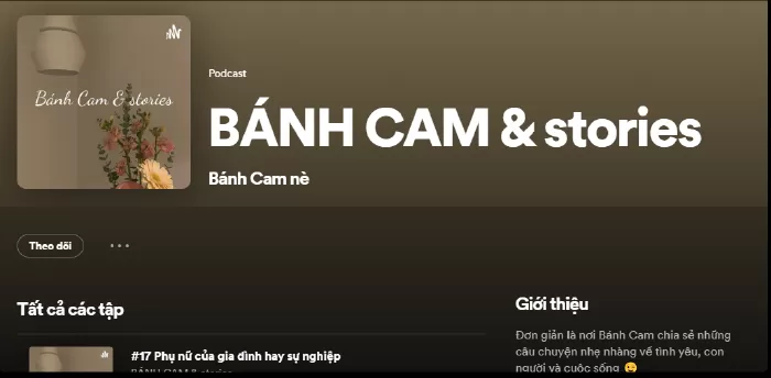 Bánh Cam & Stories