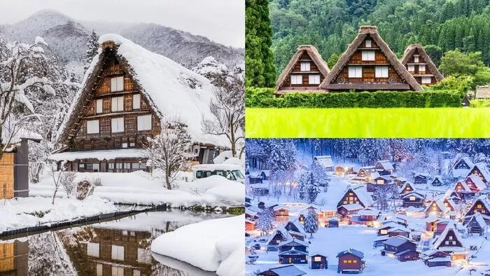 Ngôi làng Ogimachi, Shirakawa-Go, Nhật Bản