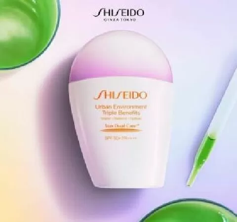 SHISEIDO – URBAN ENVIRONMENT TRIPLE BEAUTY SUNCARE EMULSION SPF 50+