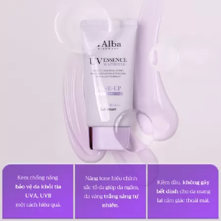 D’ALBA – WHITE TRUFFLE TONE-UP SUN CREAM (PURPLE)