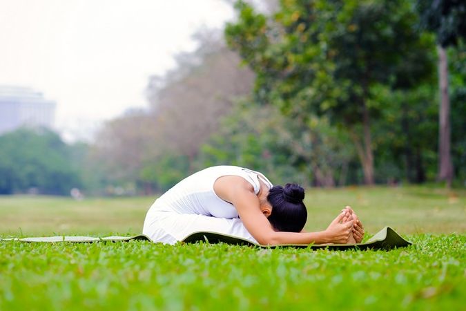 Seated Forward Bend Pose