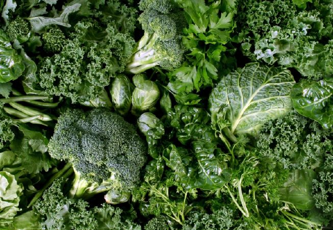 Dark green leafy vegetables