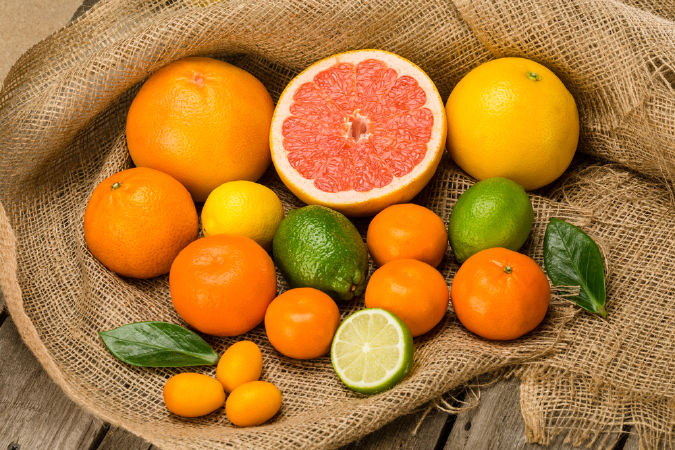 Fruits contain vitamin C