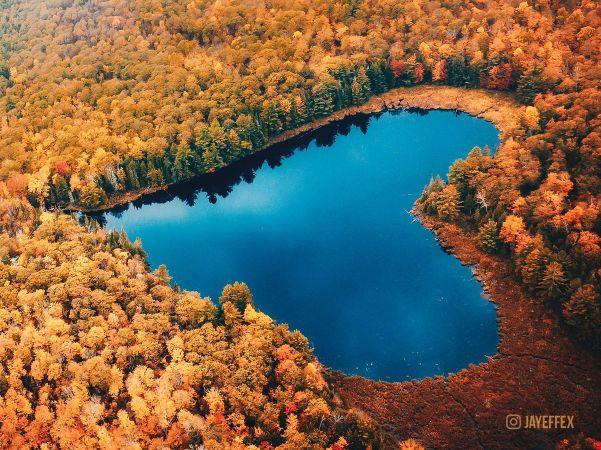 Heart Lake in Canada