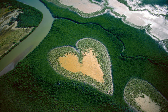 Heart of Voh in New Caledonia