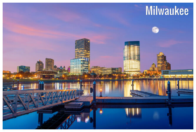 Crime-ridden poor city - Milwaukee, Wisconsin