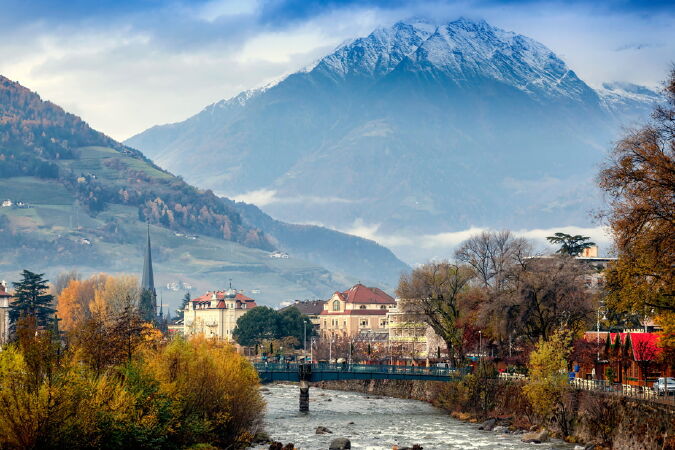 Resort town of Merano, Italy