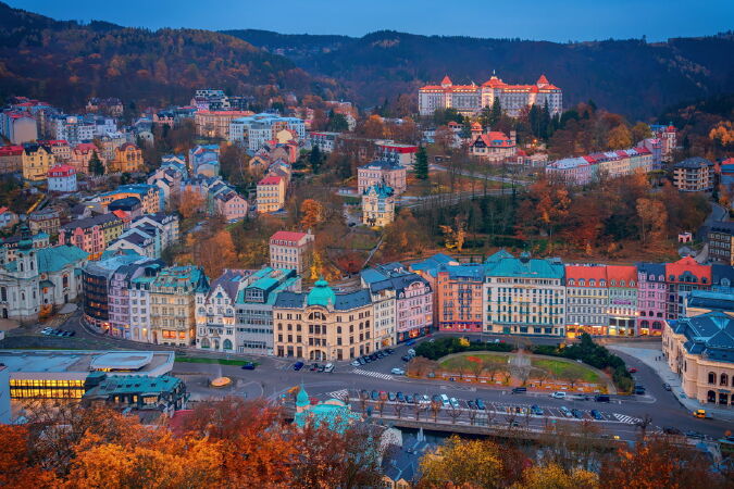 Karlovy Vary resort town, Czech Republic