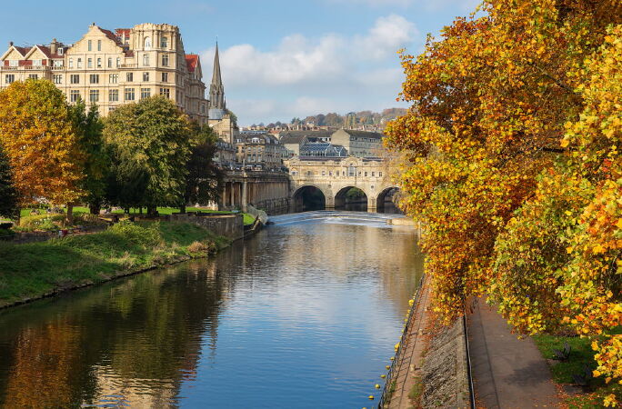 The resort town of Bath, England