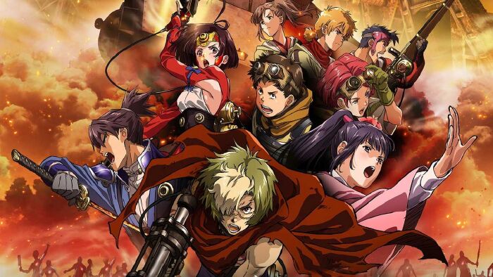 Best Zombie Anime: Kabaneri of the Iron Fortress (2016)