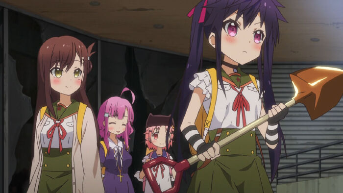 Best Zombie Anime: School-Live! (2015)