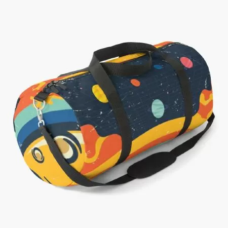 1977 abstract design with vintage style Duffle Bag