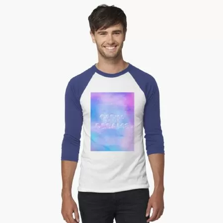 Blow Your Dreams - Soap Bubbles Baseball ¾ Sleeve T-Shirt