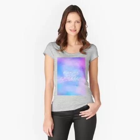 Blow Your Dreams - Soap Bubbles Fitted Scoop T-Shirt