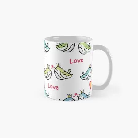 Love bird couple Patterns Coffee Mug