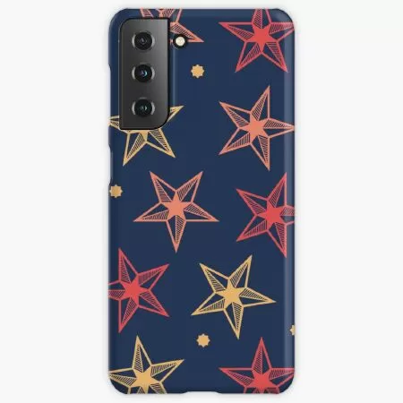Abstract star pattern Samsung Galaxy Phone Case