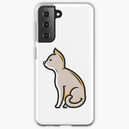 Horizontal cat design Samsung Galaxy Phone Case
